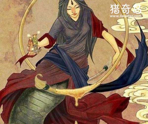 女娲真身吓人图片